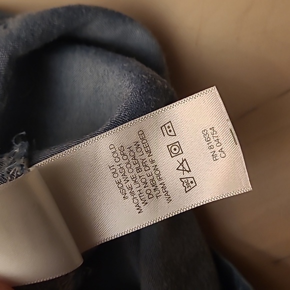 LIKE NEW Y2K Kenneth Cole Reaction Denim Look with Western Trim Mini Dress/Tunic - Picture 9 of 13